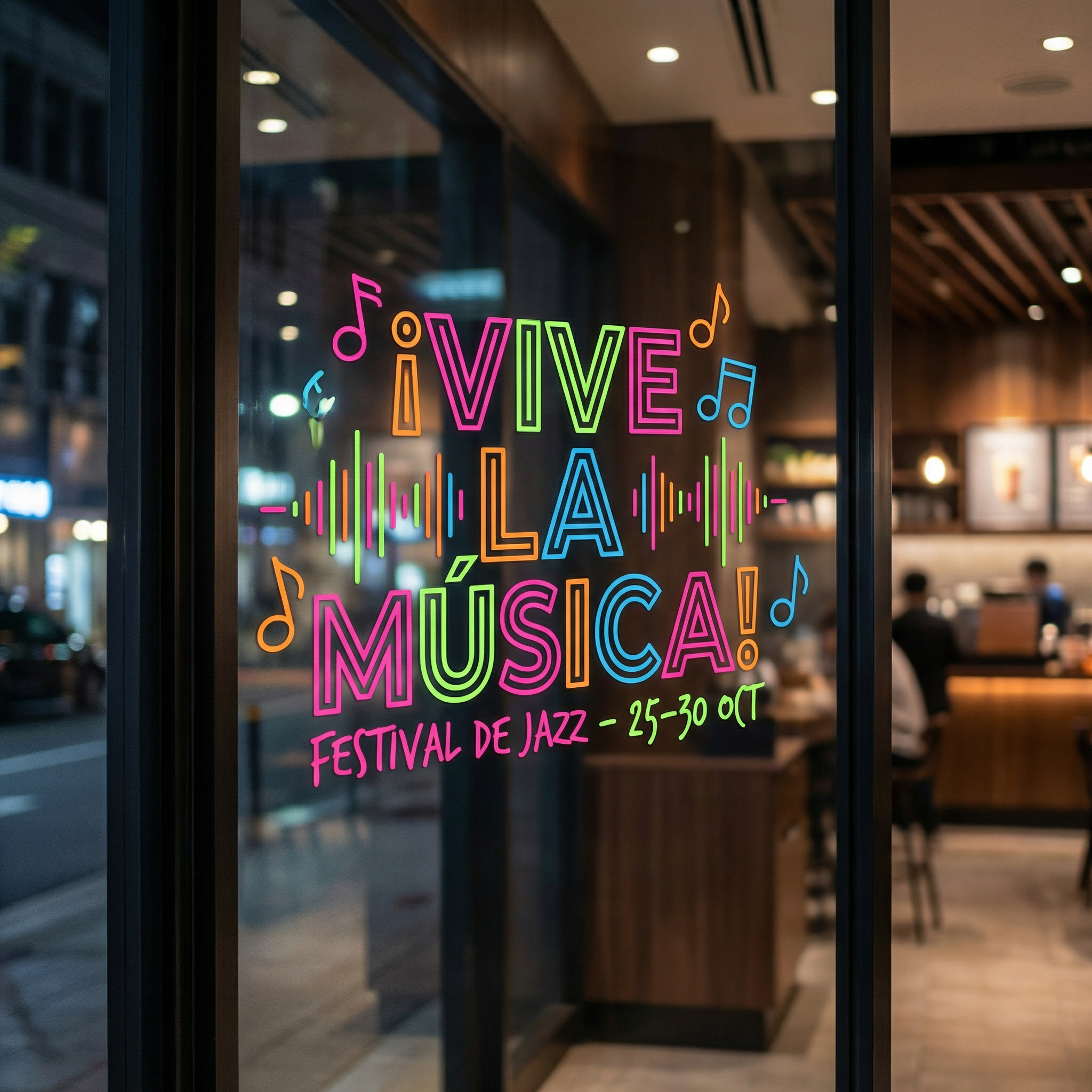 Vinilos Fluorescente (Sin impresión)