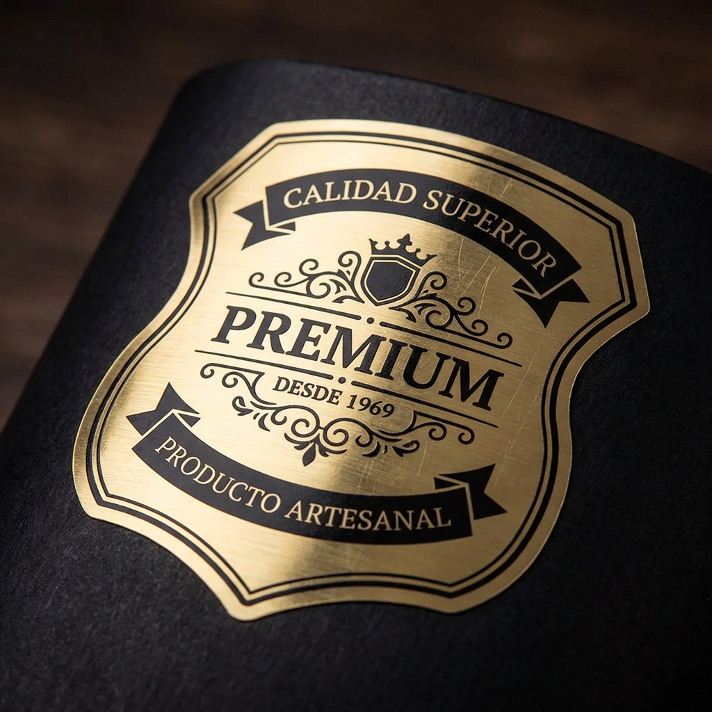 Adhesivo Metalizado Impreso