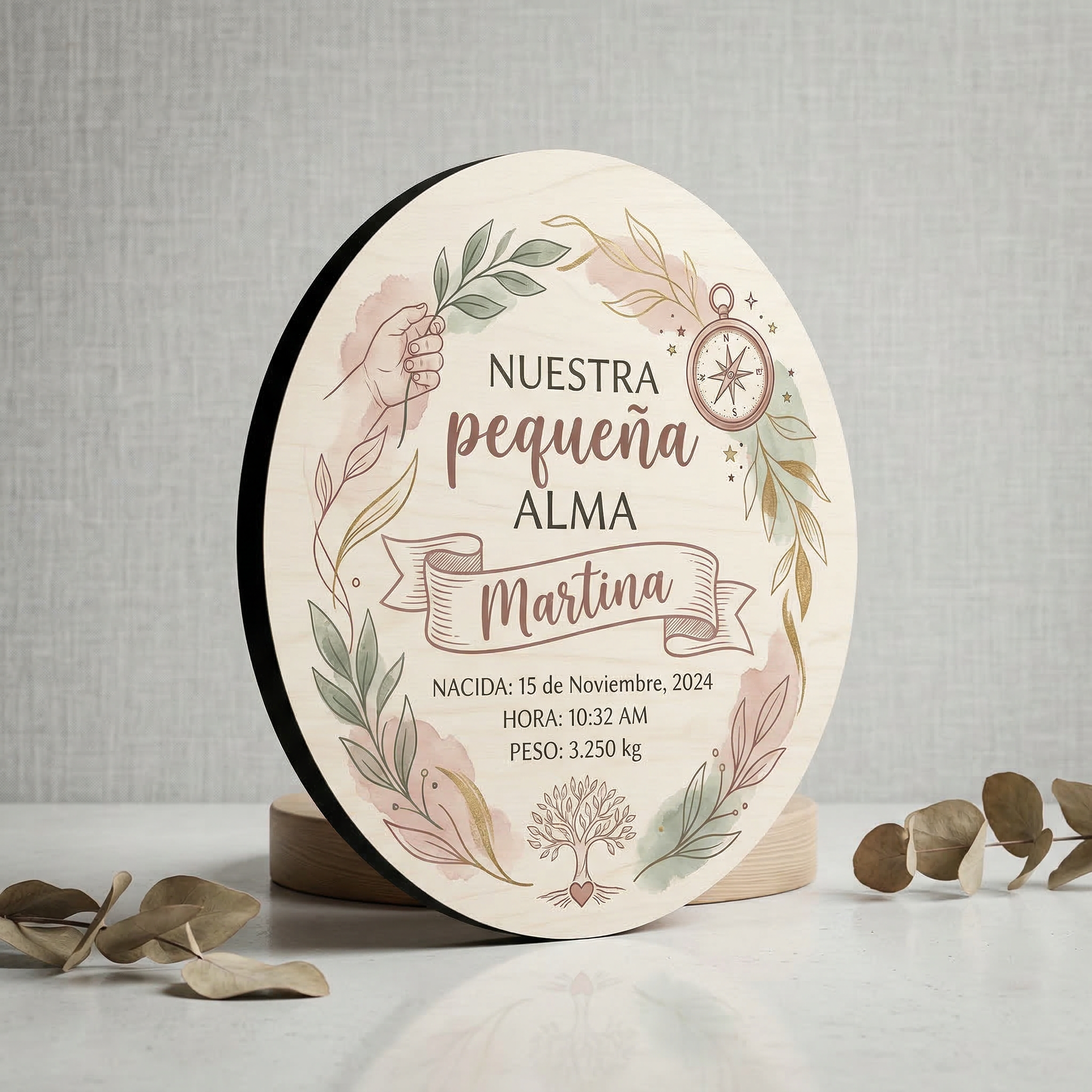 Cuadros Redondos en MDF