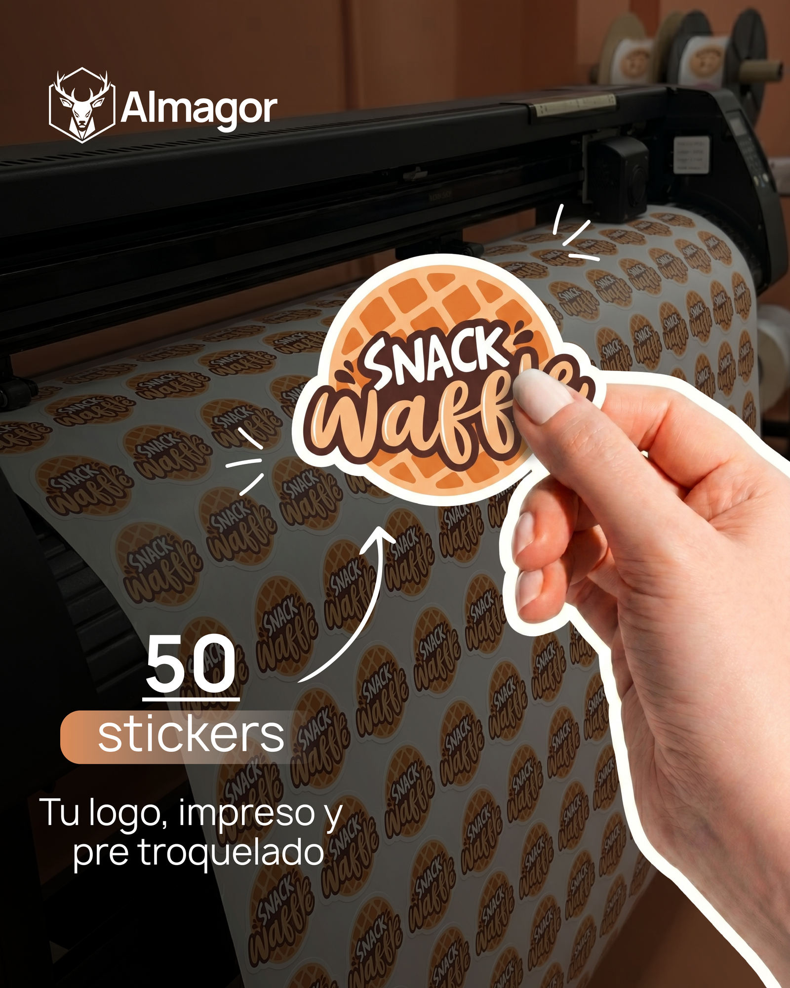 Pack 50 Stickers 5x5